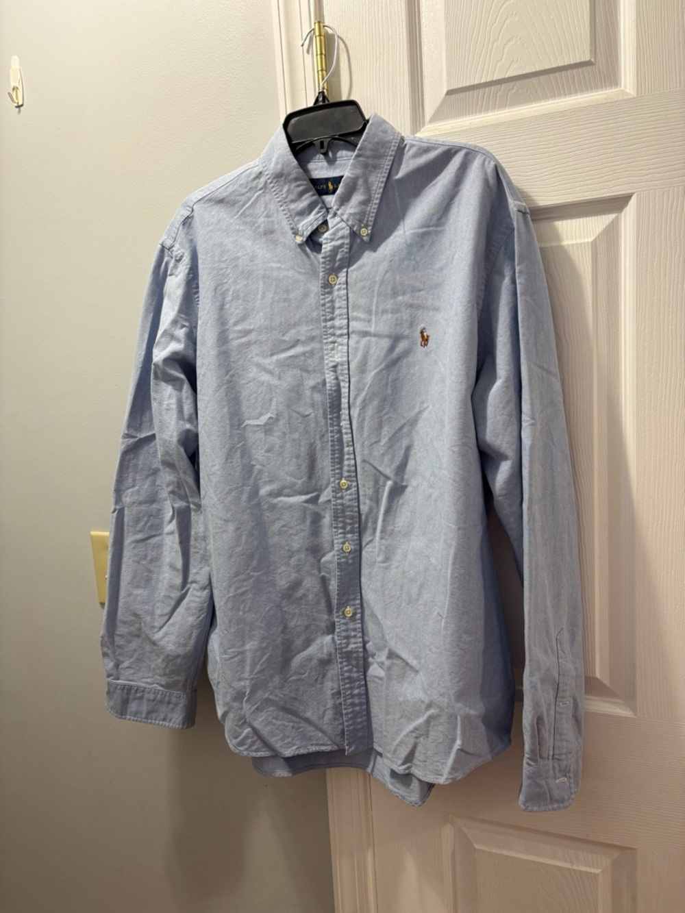 Ralph Lauren Light Blue Oxford Button Down Shirt Size XXL